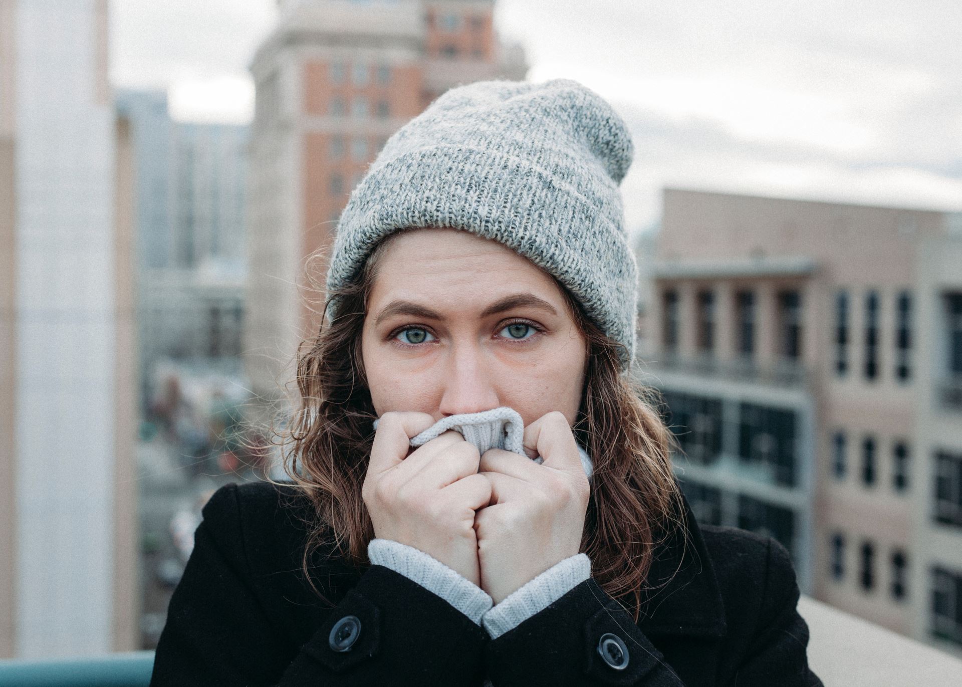 a person wearing a hat